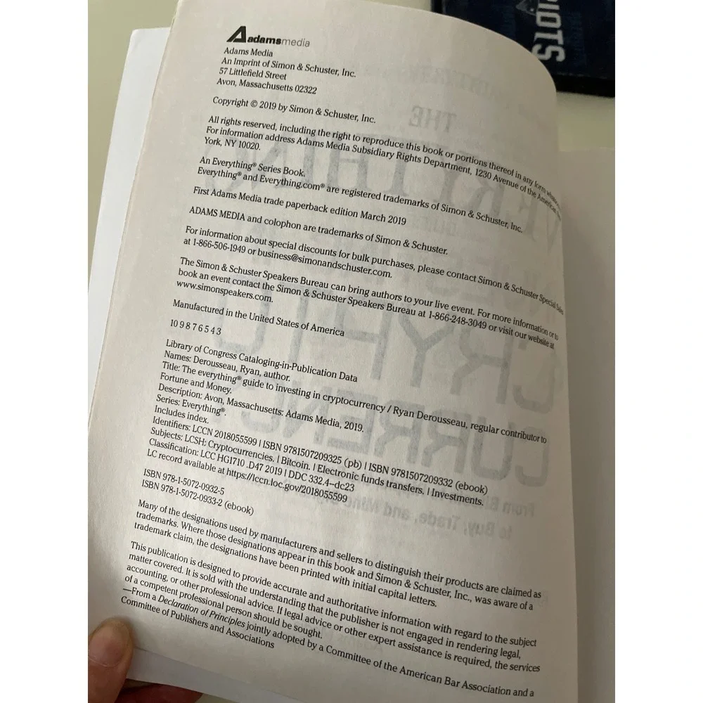 The Everything Guide‎ to Investing in Cryptocurrency Book Bitcoin Ripple